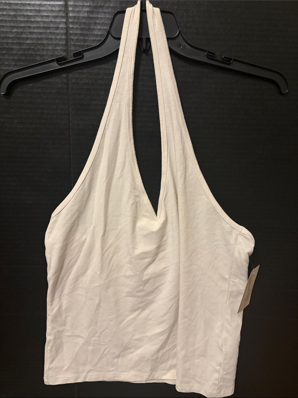 Universal Thread Cream Halter Tank Top